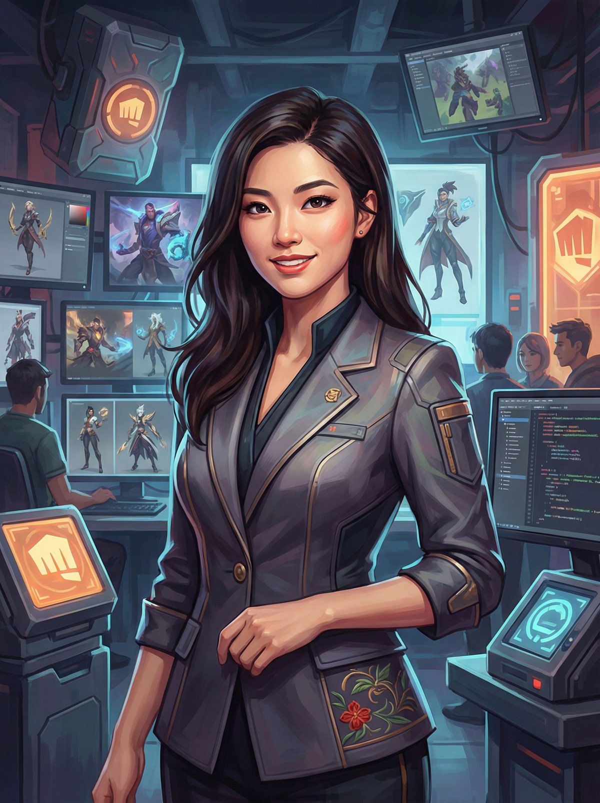 日本电影游戏视频制片人李梦琪